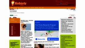 What Kobiety.net.pl website looked like in 2021 (4 years ago)