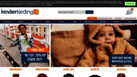 What Kinderkleding.nl website looked like in 2021 (2 years ago)