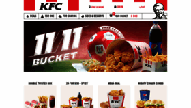 What Kfc.bh website looked like in 2021 (2 years ago)