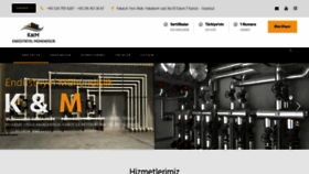 What Kmmuhendislik.com website looked like in 2021 (2 years ago)