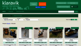 What Klaravik.pl website looked like in 2021 (2 years ago)