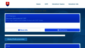 What Kataster-vlastnik.com website looked like in 2021 (2 years ago)