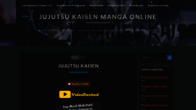 What Kaisen-jujutsu.com website looked like in 2021 (2 years ago)