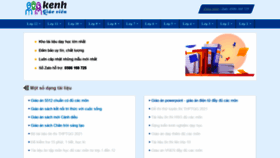 What Kenhgiaovien.com website looked like in 2021 (2 years ago)