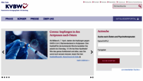 What Kvbawue.de website looked like in 2021 (2 years ago)