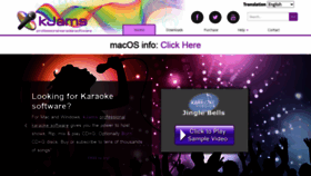 What Karaoke.kjams.com website looked like in 2021 (2 years ago)