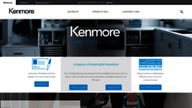 What Kenmore.com website looked like in 2021 (2 years ago)