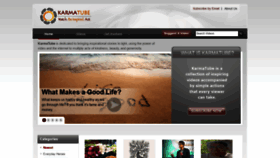 What Karmatube.org website looked like in 2021 (3 years ago)