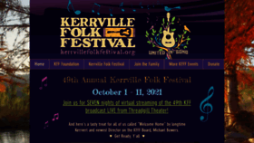 What Kerrville-music.com website looked like in 2021 (2 years ago)