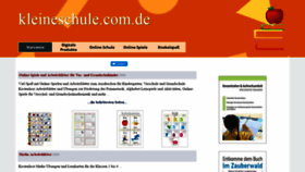 What Kleineschule.com.de website looked like in 2021 (2 years ago)