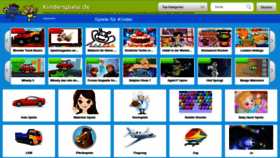 What Kinderspiele.de website looked like in 2021 (2 years ago)