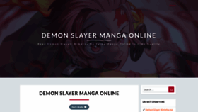 What Kimetsu-noyaiba-manga.com website looked like in 2021 (2 years ago)
