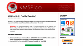 What Kmspico10.com website looked like in 2021 (2 years ago)