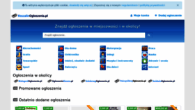 What Koszalinogloszenia.pl website looked like in 2021 (2 years ago)