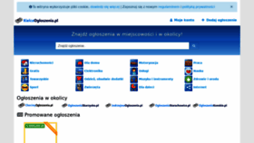 What Kielceogloszenia.pl website looked like in 2021 (2 years ago)