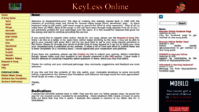 What Keylessonline.com website looked like in 2021 (2 years ago)