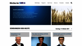 What Kirche-im-swr.de website looked like in 2021 (3 years ago)
