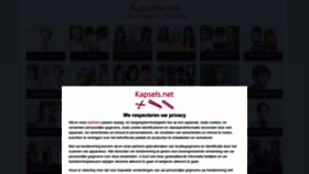 What Kapsels.net website looked like in 2021 (4 years ago)