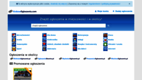 What Krakowogloszenia.com website looked like in 2021 (2 years ago)