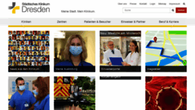What Klinikum-dresden.de website looked like in 2021 (2 years ago)