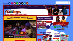 What Kidsongs.com website looked like in 2021 (2 years ago)