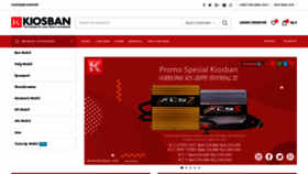 What Kiosban.com website looked like in 2021 (2 years ago)