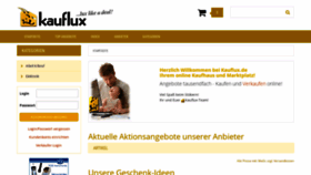 What Kauflux.de website looked like in 2021 (2 years ago)