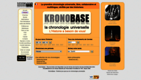 What Kronobase.org website looked like in 2021 (2 years ago)