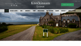 What Knockinaamlodge.com website looked like in 2021 (2 years ago)