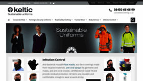 What Kelticclothing.co.uk website looked like in 2021 (2 years ago)