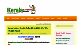 What Keralalotteriesresults.in website looked like in 2021 (4 years ago)