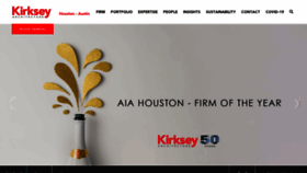 What Kirksey.com website looked like in 2021 (2 years ago)