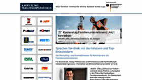 What Karrieretag-familienunternehmen.de website looked like in 2021 (2 years ago)