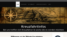 What Kreuzfahrtinfos.at website looked like in 2021 (2 years ago)
