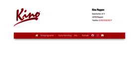 What Kino-meppen.de website looked like in 2021 (2 years ago)