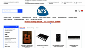 What Keyboardcorner.com.au website looked like in 2021 (2 years ago)