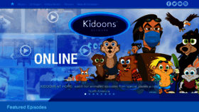 What Kidoons.com website looked like in 2021 (3 years ago)