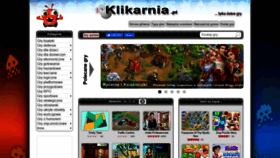 What Klikarnia.pl website looked like in 2021 (2 years ago)