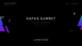 What Kafka-summit.org website looked like in 2021 (2 years ago)