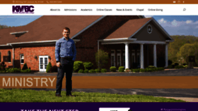 What Kmbc.edu website looked like in 2021 (3 years ago)