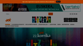 What Korrika.eus website looked like in 2021 (2 years ago)