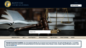 What Kycourts.gov website looked like in 2021 (2 years ago)