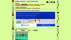What Kiloohm.info website looked like in 2021 (2 years ago)