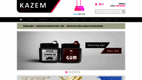 What Kazemhair.com website looked like in 2021 (2 years ago)