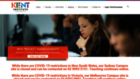What Kent.edu.au website looked like in 2021 (2 years ago)