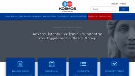 What Kosmosvize.com.tr website looked like in 2021 (4 years ago)