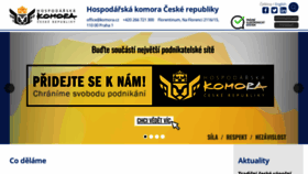 What Komora.cz website looked like in 2021 (2 years ago)