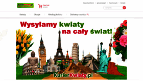 What Kurierkwiaty.pl website looked like in 2021 (2 years ago)