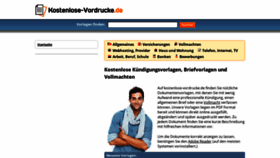 What Kostenlose-vordrucke.de website looked like in 2021 (2 years ago)