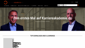 What Karriereakademie.de website looked like in 2021 (2 years ago)